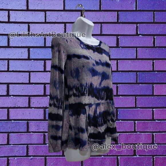 Simply Vera Wang Ruffle Top(K004)- Tees,Long Sleeve, Size XS for Women - Picture 3 of 6